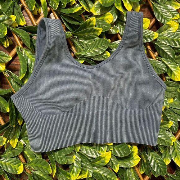 JoyLab Other - Joy Lab Blue Ribbed Sports Bra Size Small